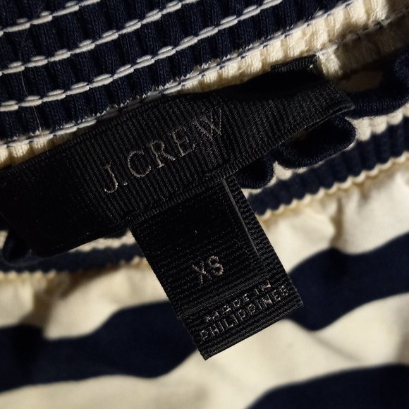 J CREW - STRIPED SAILOR DRESS - NAVY/WHITE - EXTRA SMALL (NWOT) - Picture 3 of 3